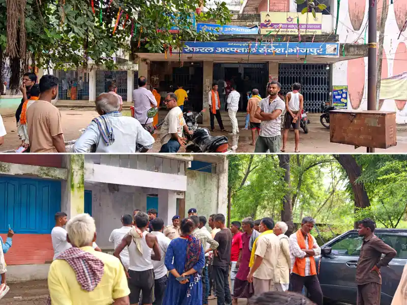 ठनका गिरने से एक की मौत, दो घायल, अस्पताल में परिजनों ने किया हंगामा ठनका गिरने से एक की मौत, दो घायल, अस्पताल में परिजनों ने किया हंगामा