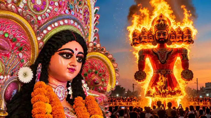 2026 में दशहरा क्यों खास है? विजयादशमी की सही तारीख, रावण दहन का शुभ मुहूर्त, धार्मिक महत्व, सब जानिए 2026 में दशहरा क्यों खास है? विजयादशमी की सही तारीख, रावण दहन का शुभ मुहूर्त, धार्मिक महत्व, सब जानिए