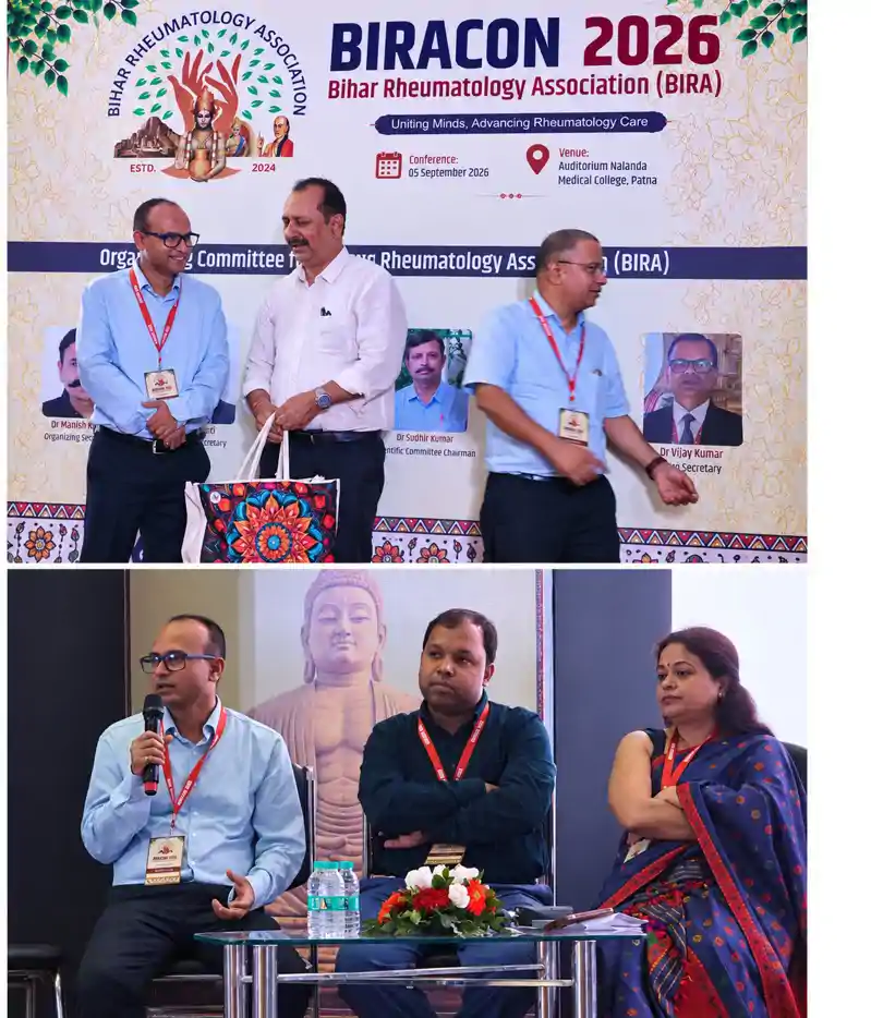 VIRACON-2026: देश भर के जाने-माने रूमेटोलॉजिस्ट फिजिशियन और गाइनेकोलॉजिस्ट ने लिया भाग VIRACON-2026: देश भर के जाने-माने रूमेटोलॉजिस्ट फिजिशियन और गाइनेकोलॉजिस्ट ने लिया भाग
