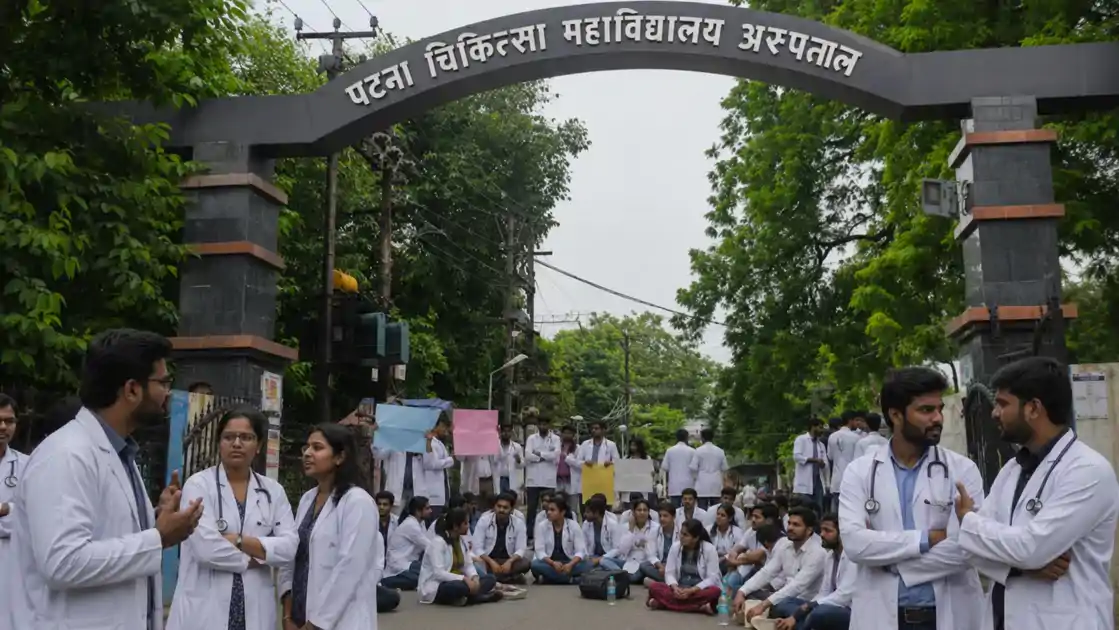 पटना PMCH जाने वाले सावधान! जूनियर डॉक्टरों ने कर दी हड़ताल, OPD सेवा ठप, नर्स भी...