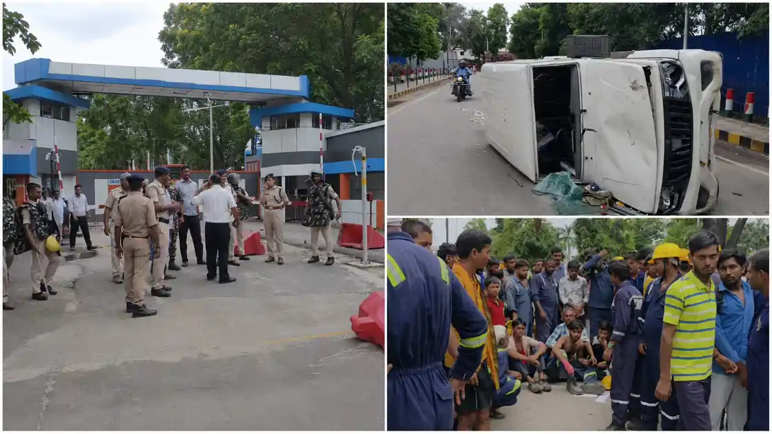 बरौनी रिफाइनरी में भारी बवाल, मजदूरों पर लाठीचार्ज, इलाके में तनाव