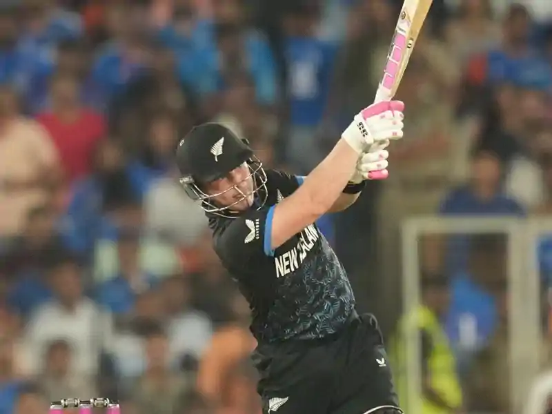 T20 World Cup Final, 32 रन पर न्यूजीलैंड के दो विकेट गिरे, एलन के बाद रचिन भी आउट क्रिकेट