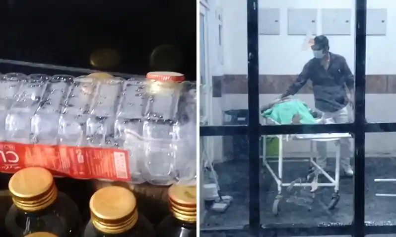 सदर अस्पताल में रखे गए शव के गले से चेन चोरी करने का वीडियो Viral