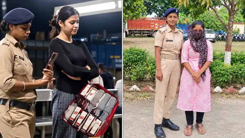 खूबसूरत हसीना के बाद एक और युवती शराब के साथ गिरफ्तार