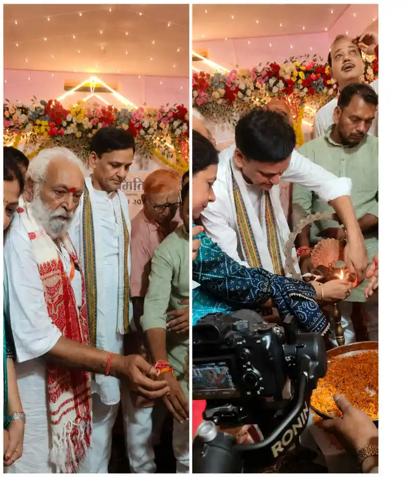 केंद्रीय गृह राज्यमंत्री नित्यानंद राय ने धर्मशाला का किया उद्घाटन, बमों की पांव मालिश और शिकंजी पिलाकर की सेवा