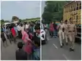 अज्ञात वाहन ने 6 महिलाओं को कुचला, 3 की मौके पर मौत, सड़क जाम कर भारी हंगामा 
