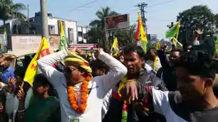 छात्र अधिकार पदयात्रा का अंतिम चरण, JLKM नेता बोले-छात्रों की आवाज को मजबूत करेगी यह यात्रा