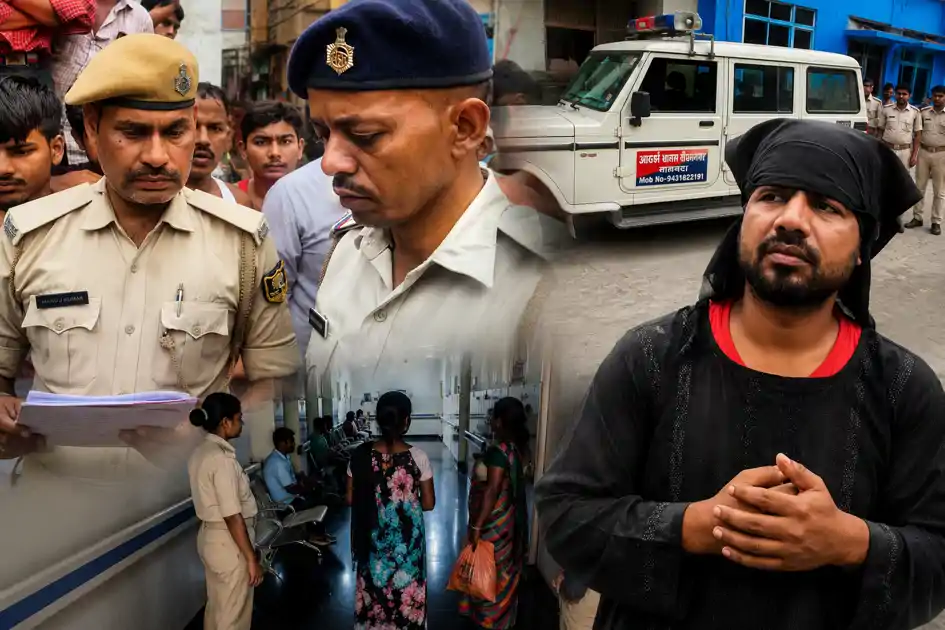 प्रेमिका से मिलने बुर्का पहन कर आया युवक, लोगों ने पकड के पुलिस को सौंपा