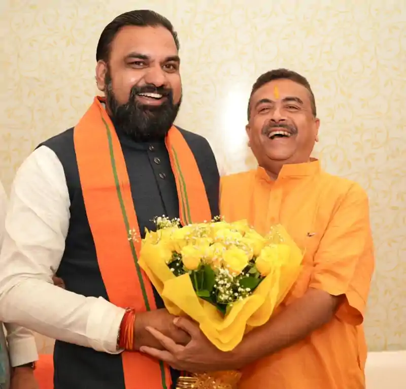 पश्चिम बंगाल में पहली बार BJP सरकार, CM शुभेंदु अधिकारी को सीएम सम्राट चौधरी ने दी बधाई पश्चिम बंगाल में पहली बार BJP सरकार, CM शुभेंदु अधिकारी को सीएम सम्राट चौधरी ने दी बधाई