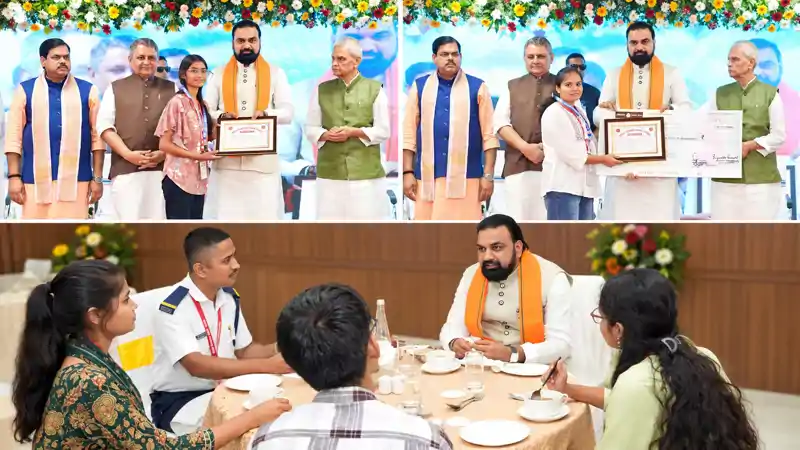 CM ने मैट्रिक-इंटर के 168 टॉपर्स को किया सम्मानित, बोले-युवा नौकरी लेने वाले नहीं, नौकरी देने वाले बनें