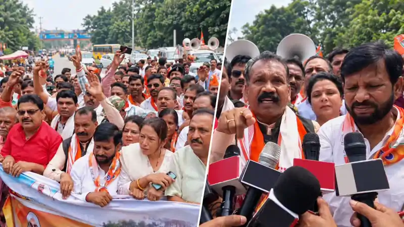 'नौकरियां सब्जियों की तरह बेची जा रही हैं' मधु कोड़ा का सरकार पर तीखा हमला, छात्रों के समर्थन में उतरी भाजपा 'नौकरियां सब्जियों की तरह बेची जा रही हैं' मधु कोड़ा का सरकार पर तीखा हमला, छात्रों के समर्थन में उतरी भाजपा