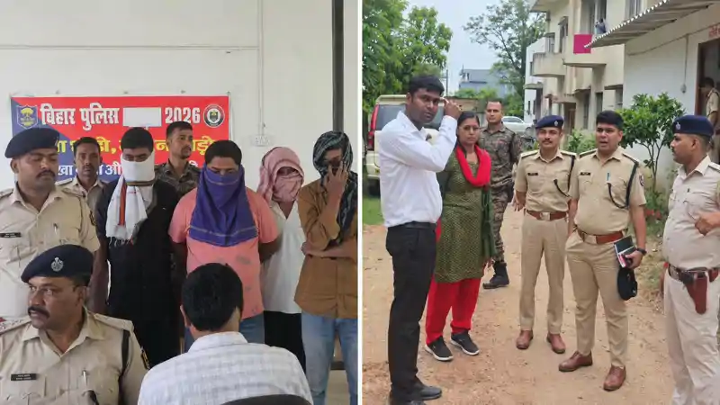 होटल में चल रहे सेक्स रैकेट का खुलासा, चार नाबालिग लड़कियों के साथ तीन युवक गिरफ्तार 