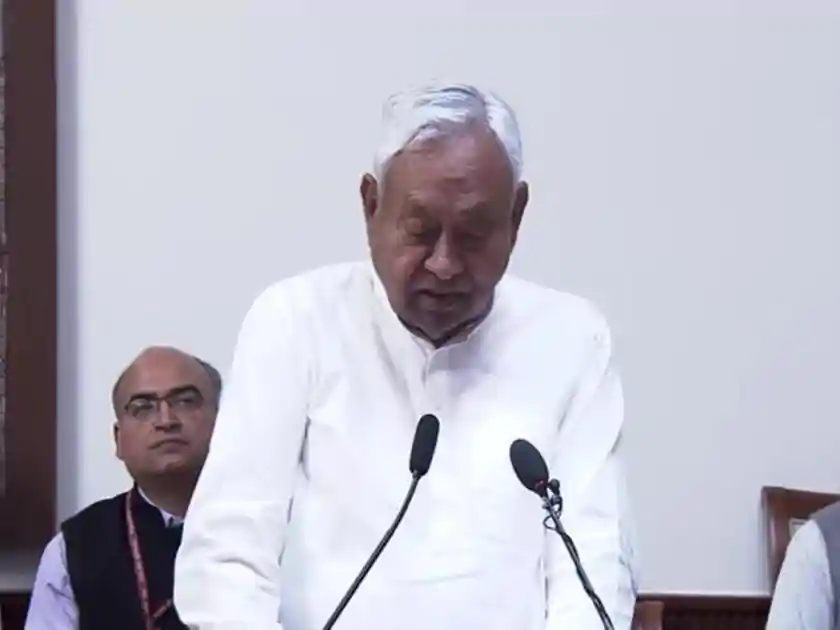 राज्यसभा में नीतीश कुमार की एंट्री, शपथ ग्रहण के साथ ही चारों सदनों के बने सदस्य