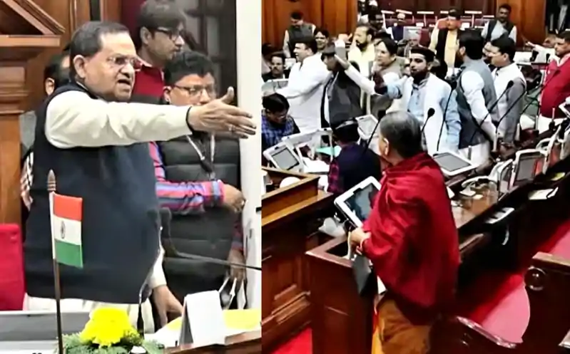 बिहार विधान परिषद में हंगामा, सुनील सिंह बोले-टपोरी मंत्री ने मुझे सदन में गालियां दीं, अशोक चौधरी के साथ तीखी बहस बिहार विधान परिषद में हंगामा,