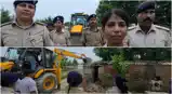 शहाबुद्दीन के सीवान में गरजा सम्राट का बुलडोजर, दोनों महिला अधिकारी रहीं मौजूद 