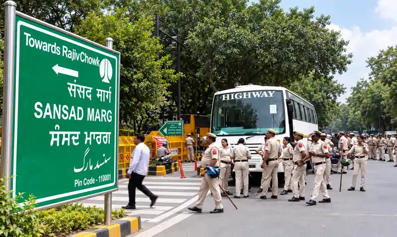 CJP प्रदर्शन में UP पुलिस की इंट्री, 300 महिला पुलिसकर्मी दिल्ली रवाना CJP प्रदर्शन में UP पुलिस की इंट्री, 300 महिला पुलिसकर्मी दिल्ली रवाना