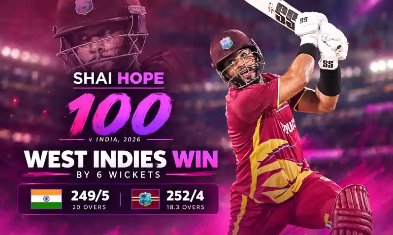 INDvsWI : 5 रन पर 2 विकेट गंवाने के बाद सबसे बड़ी जीत, इंडीज बल्लेबाजों के आगे बेबस दिखे भारतीय गेंदबाज INDvsWI : 5 रन पर 2 विकेट गंवाने के बाद सबसे बड़ी जीत, इंडीज बल्लेबाजों के आगे बेबस दिखे भारतीय गेंदबाज
