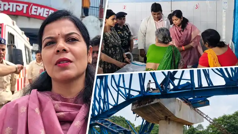  वैशाली में निर्माणाधीन सिक्स लेन पुल का ढांचा गिरा, हादसे के बाद प्रशासन हरकत में, पहुंची DM