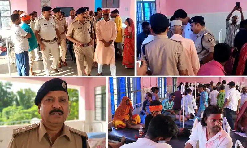 कलश यात्रा के दौरान बिजली की करंट लगने से 2 श्रद्धालुओं की मौत, कई घायल कलश यात्रा के दौरान बिजली की करंट लगने से 2 श्रद्धालुओं की मौत, कई घायल