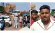 हाइड्रा की चपेट में आने से साइकिल सवार की मौत, सड़क जाम-Cyclist killed after being hit by a Hydra crane; road blocked हाइड्रा की चपेट में आने से साइकिल सवार की मौत, सड़क जाम-Cyclist killed after being hit by a Hydra crane; road blocked