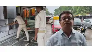 सिटी सेंटर में अतिक्रमण पर BSL की कार्रवाई, दुकानदारों ने किया विरोध