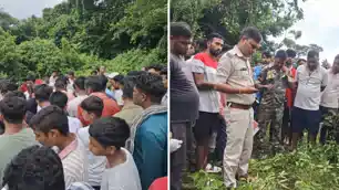  चटनियां पुल के सामने जंगल में मिला अज्ञात महिला का शव, सिर और धड़ अलग-अलग जगह बरामद