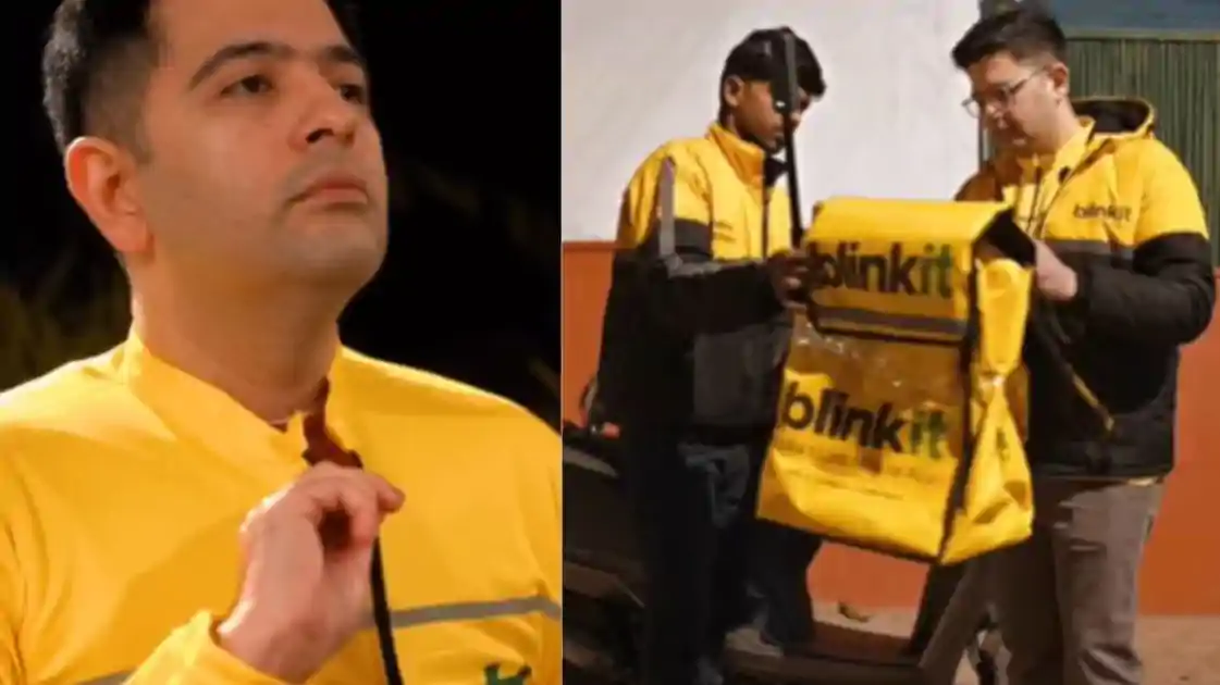 Blinkit डिलीवरी बॉय बनकर सड़कों पर उतरे राघव चड्ढा, लोगों के घर पहुंचाया सामान, वायरल हो रहा वीडियो