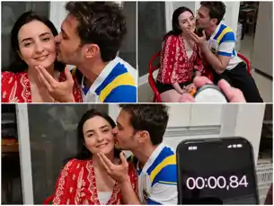 30 सेकंड में 195 Kiss..और दर्ज हो गया वर्ल्ड रिकॉर्ड.. जानकर दंग रह जाएंगे, अगला टारगेट ये है... 