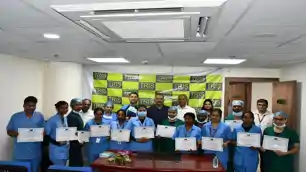 अंतरराष्ट्रीय नर्स दिवस पर आइरिस हॉस्पिटल में सम्मान समारोह, सेवा और समर्पण को किया गया सलाम