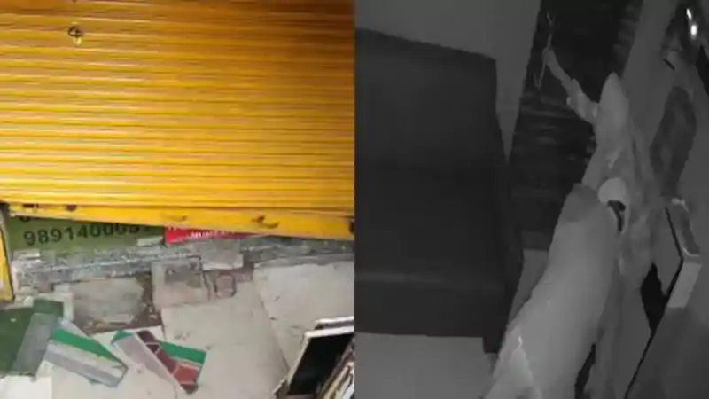 पटना के पॉश इलाके में बड़ी घटना, शटर काटकर 7 Kg चांदी और कैश ले उड़े चोर, वारदात CCTV में कैद पटना के पॉश इलाके में बड़ी घटना, शटर काटकर 7 Kg चांदी और कैश ले उड़े चोर, वारदात CCTV में कैद
