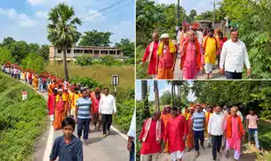 दूधपुरा में 600 कन्याओं ने निकाली भव्य कलश शोभा यात्रा, दुर्गा पूजा महोत्सव का हुआ शुभारंभ