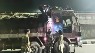 निरसा : CISF की कार्रवाई से कोयला माफियाओं में हड़कंप, देर रात अवैध कोयला लदे 5 ट्रक जब्त 