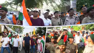 तिरंगे के रंग में रंगा मधुबनी, सड़कों पर दिखा देशभक्ति का जनसैलाब, DM-SP भी साथ 