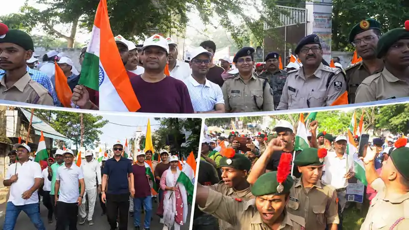 तिरंगे के रंग में रंगा मधुबनी, सड़कों पर दिखा देशभक्ति का जनसैलाब, DM-SP भी साथ तिरंगे के रंग में रंगा मधुबनी, सड़कों पर दिखा देशभक्ति का जनसैलाब, DM-SP भी साथ