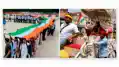 दूसरे दिन भी निकली डेढ़ किलोमीटर लंबी तिरंगा यात्रा, देशभक्ति के रंग में रंगा शहर