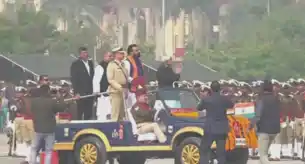 मुख्यमंत्री बिहार पुलिस अकादमी, राजगीर में प्रशिक्षु पुलिस अवर निरीक्षक के दीक्षांत परेड समारोह में हुए