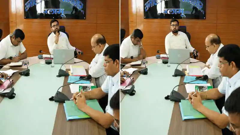 पलामू: डीसी ने राजस्व विभाग के कार्यों की समीक्षा की, लंबित मामलों और राजस्व संग्रह को लेकर दिए निर्देश पलामू: डीसी ने राजस्व विभाग के कार्यों की समीक्षा की, लंबित मामलों और राजस्व संग्रह को लेकर दिए निर्देश