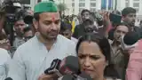 नामांकन करने पहुंची तेजप्रताप की कैंडिडेट गिरफ्तार, डीएम ऑफिस के बाहर भागती दिखीं वीणा मानवी