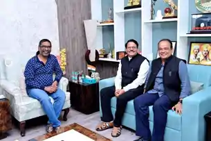 कांग्रेस प्रभारी के. राजू और मंत्री इरफान अंसारी ने CM हेमंत सोरेन से की मुलाकात