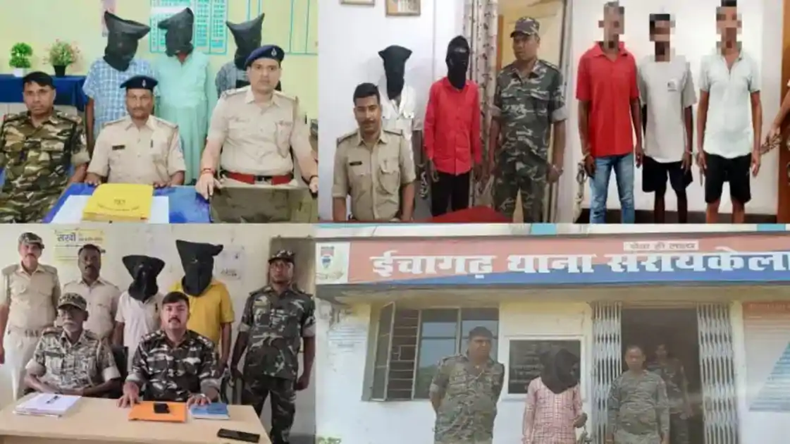 सरायकेला : विशेष अभियान में 11 वांछित अपराधी गिरफ्तार, कई मामलों में किया गया सत्यापन 