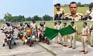 पुलिस की गश्ती होगी और तेज, SP ने GPS से लैस 53 नई बाइक किया रवाना