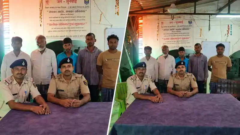 कथित बूचड़खाने पर पुलिस की बड़ी कार्रवाई, पांच लोग गिरफ्तार