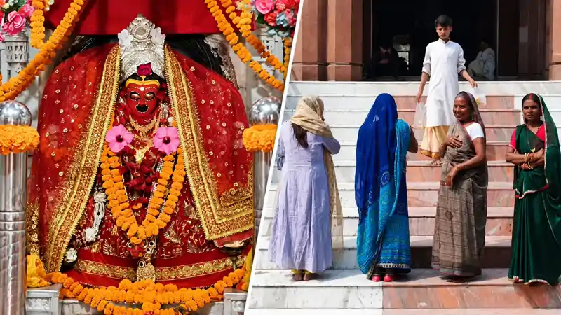 नवरात्र के 10 दिन यहां मां के दरबार में महिलाओं का प्रवेश वर्जित, वजह जानकर रह जाएंगे दंग नवरात्र के 10 दिन यहां मां के दरबार में महिलाओं का प्रवेश वर्जित, वजह जानकर रह जाएंगे दंग