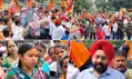 BJP महिला मोर्चा की ओर से कांग्रेस पार्टी का पुतला दहन, जमकर की नारेबाजी