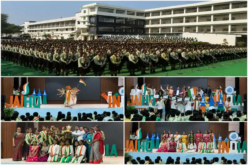 संत डोमिनिक सेवियोज हाई स्कूल में देशभक्ति गीत प्रतियोगिता, 1300 से अधिक विद्यार्थियों ने एक साथ गाया 'वंदे मातरम्'