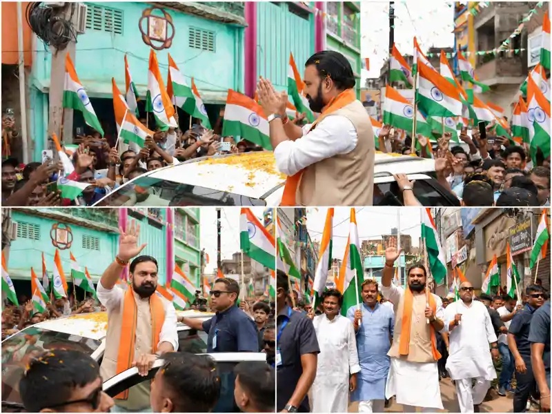 तिरंगा यात्रा में शामिल हुए CM सम्राट चौधरी, कहा-हर घर तिरंगा अभियान को जन-जन का अभियान बनाएं तिरंगा यात्रा में शामिल हुए CM सम्राट चौधरी, कहा-हर घर तिरंगा अभियान को जन-जन का अभियान बनाएं