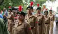 बीएसएस महिला महाविद्यालय से एनसीसी कैडेट ने निकाली तिरंगा यात्रा