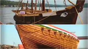 2000 साल पुरानी जहाज निर्माण कला का जीवंत उदाहरण बना INSV ‘कौंडिन्य’, 18 दिन की यात्रा के बाद मस्कट पहुंचा