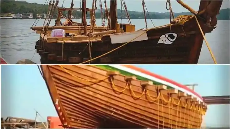 2000 साल पुरानी जहाज निर्माण कला का जीवंत उदाहरण बना INSV ‘कौंडिन्य’, 18 दिन की यात्रा के बाद मस्कट पहुंचा