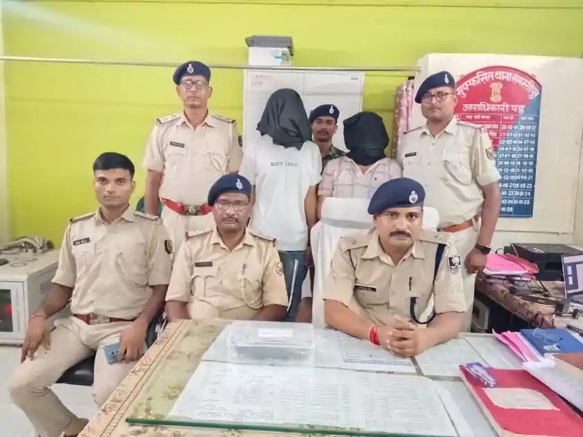 अपराध करने जा रहे अपराधी पुलिस के हत्थे चढे, दो गिरफ्तार, कई फरार